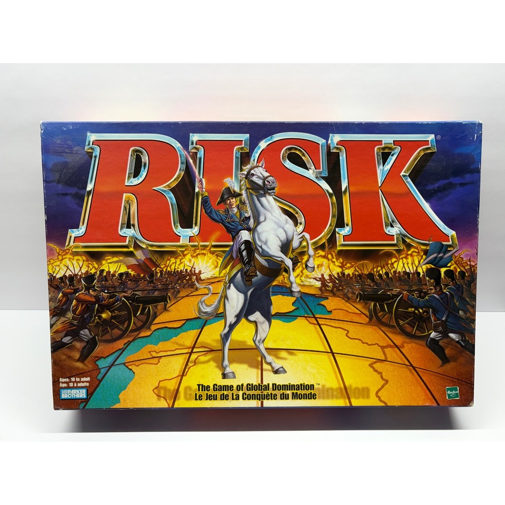Vintage 1999 RISK Board Game Bilingual English French Parker Brothers Hasbro